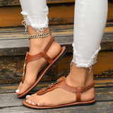 Toe Post Flats Sandals - felvior