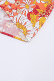 Floral Spaghetti Strap Tiered Dress - felvior