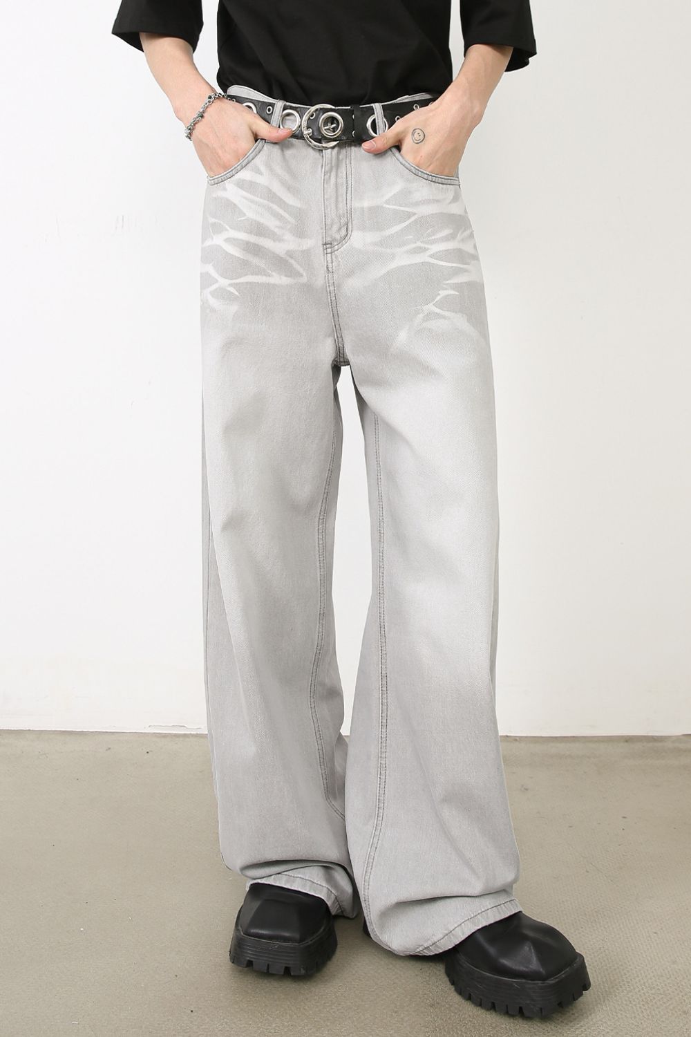 Men's Loose Fit Jeans - felvior