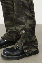 Men's Camouflage Jeans with Cargo Pockets