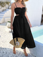 Devine Tie Back Cami Midi Dress