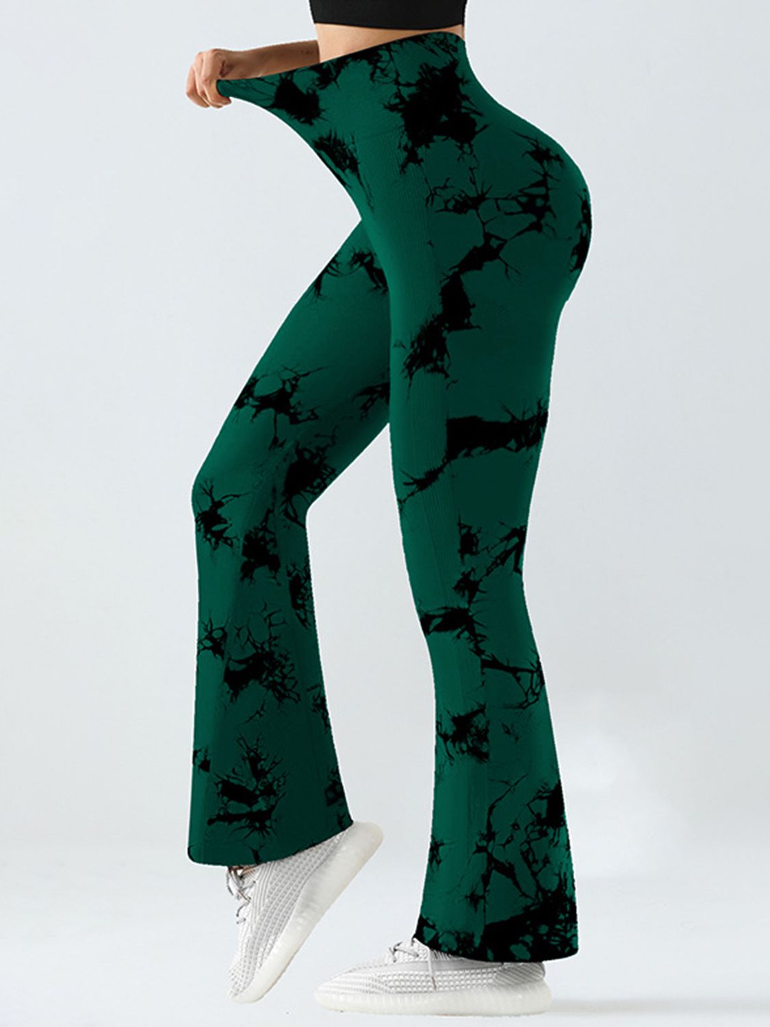 Tie-Dye High Waist Active Leggings - felvior