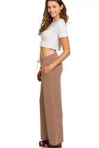 Zenana Raised Rib Short Sleeve Tee & Pants Set