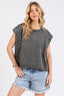 Mittoshop Round Neck Cap Sleeve T-Shirt