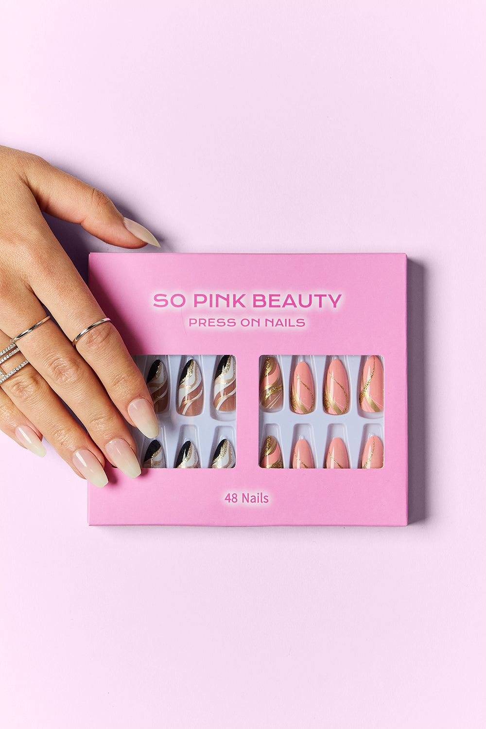 SO PINK BEAUTY Press On Nails 2 Packs Hauptbild