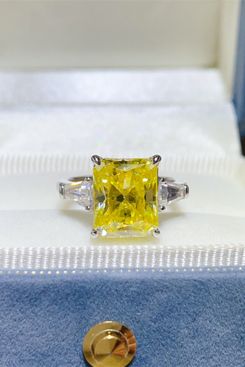 5 Carat Moissanite 925 Sterling Silver Ring - felvior