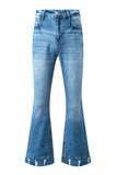 Cat's Whisker Bootcut Jeans with Pockets - felvior