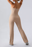 Sleeveless Straight Active Jumpsuit - felvior
