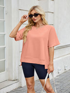 Round Neck Short Sleeve T-Shirt