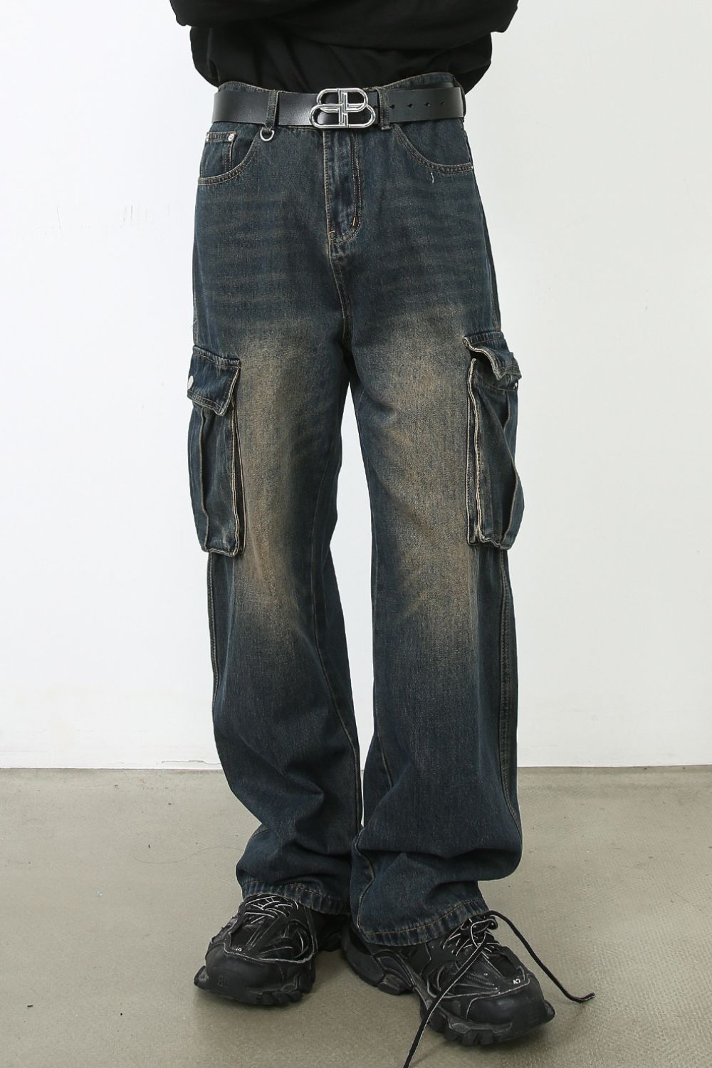 Men's Baggy Jeans with Cargo Pockets Zweitbild