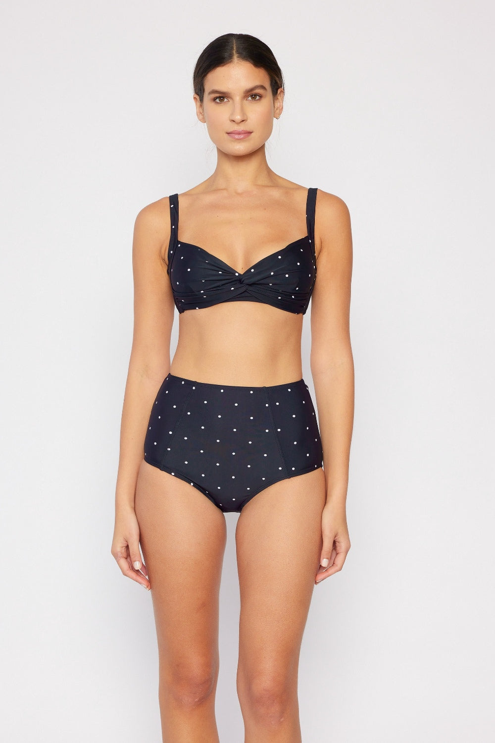 Marina West Swim Take A Dip Twisted High-Rise Bikini Set - felvior