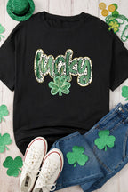 Lucky Clover Graphic T-Shirt