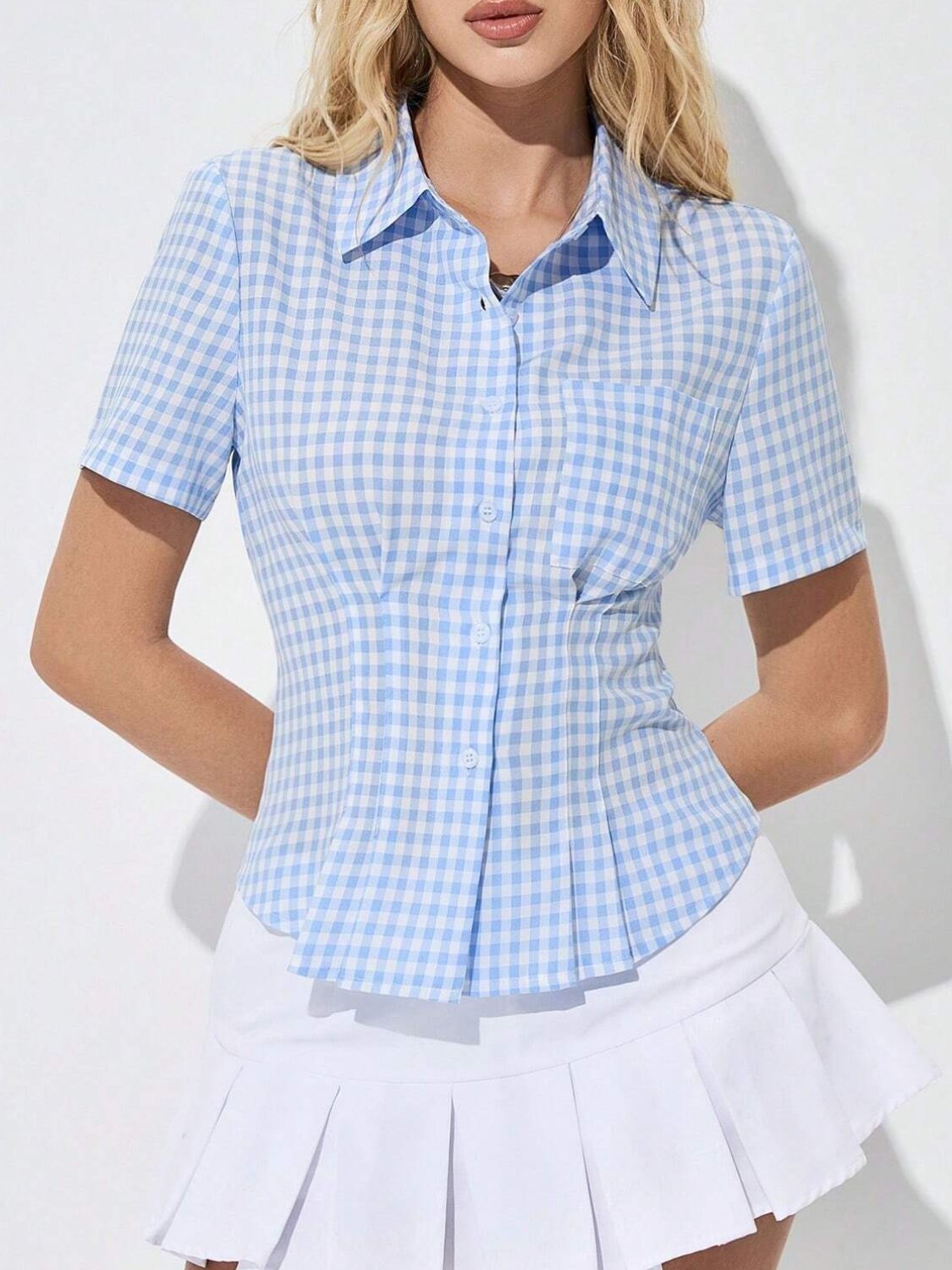 Button Down Short Sleeve Shirt