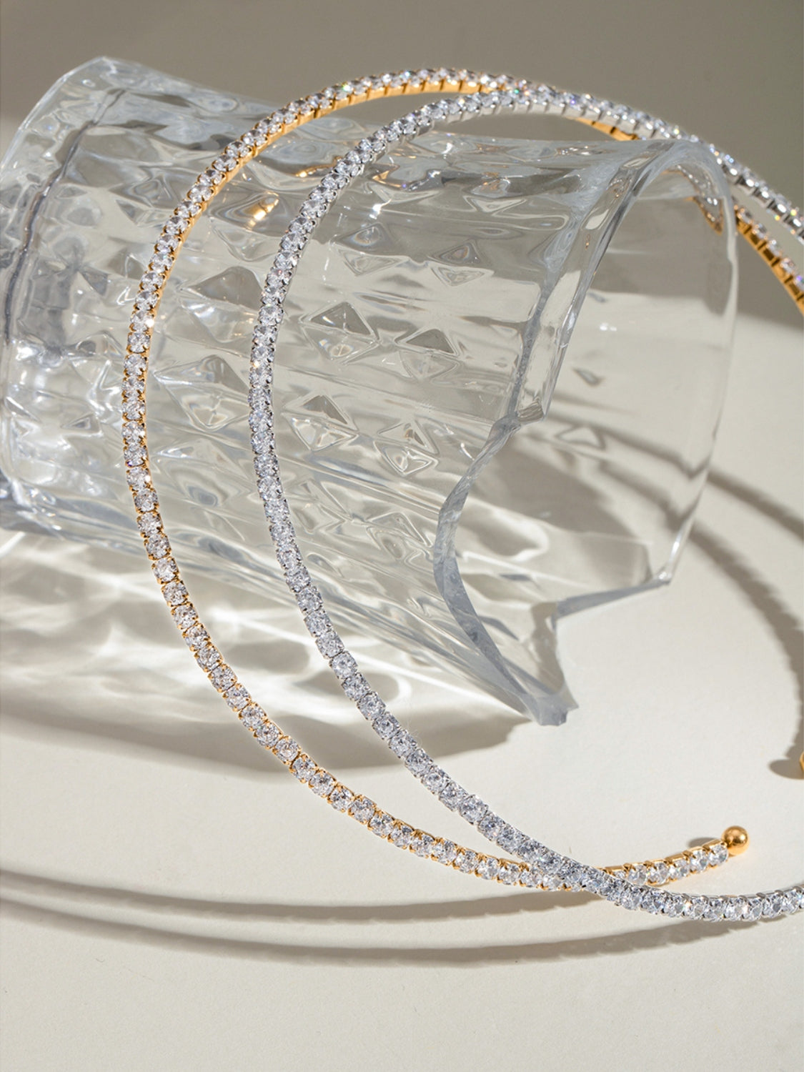 Stainless Steel Inlaid Zircon Necklace - felvior