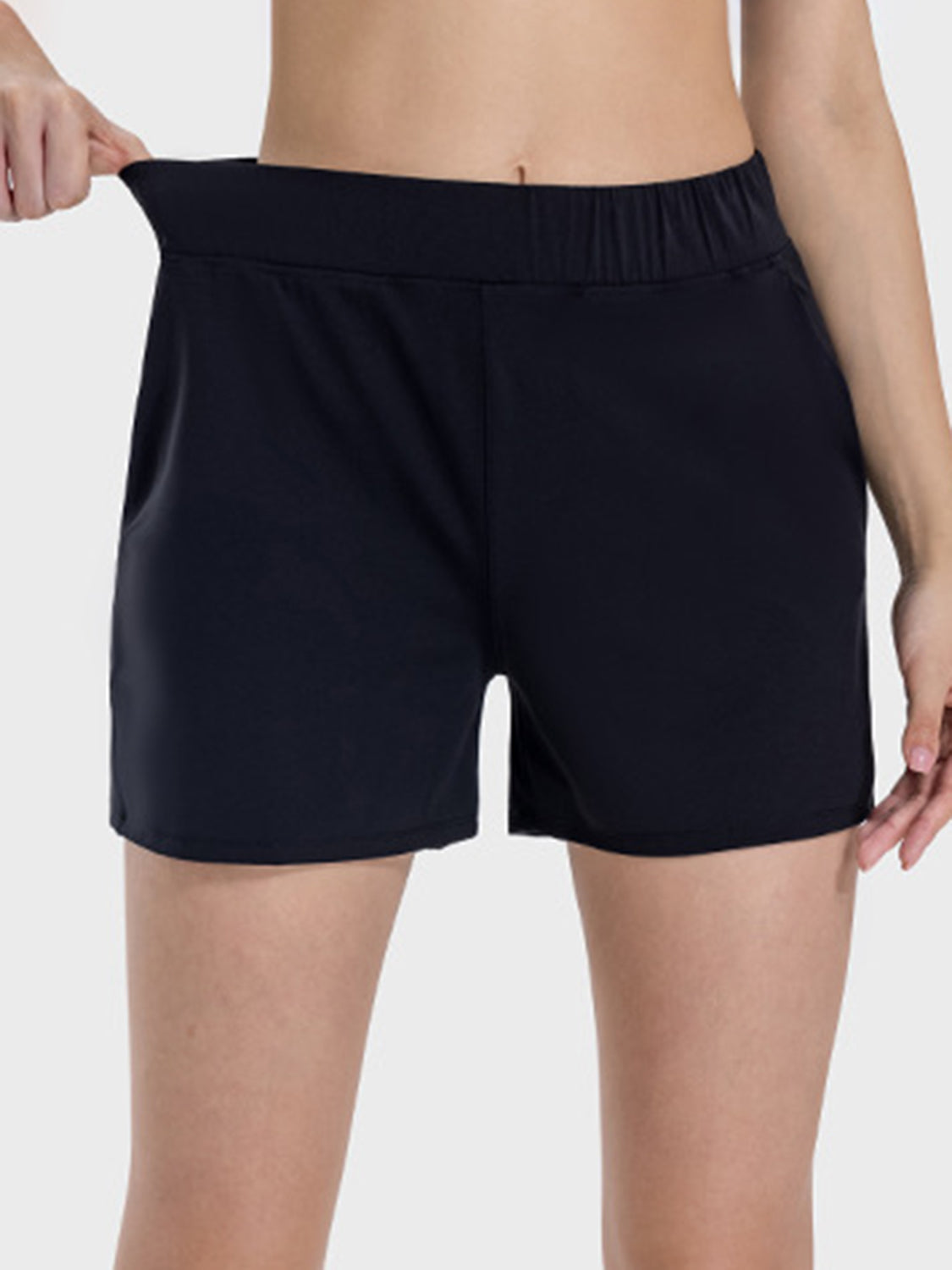 Millennia Elastic Waist Active Shorts - felvior