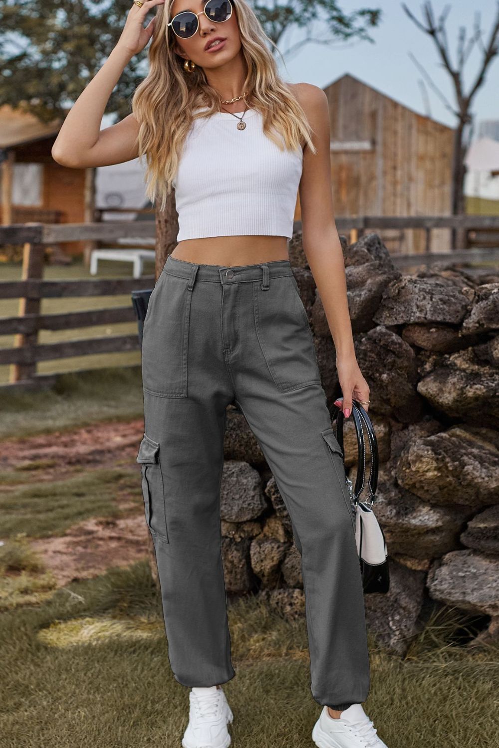 Long Jeans with Pocket - felvior