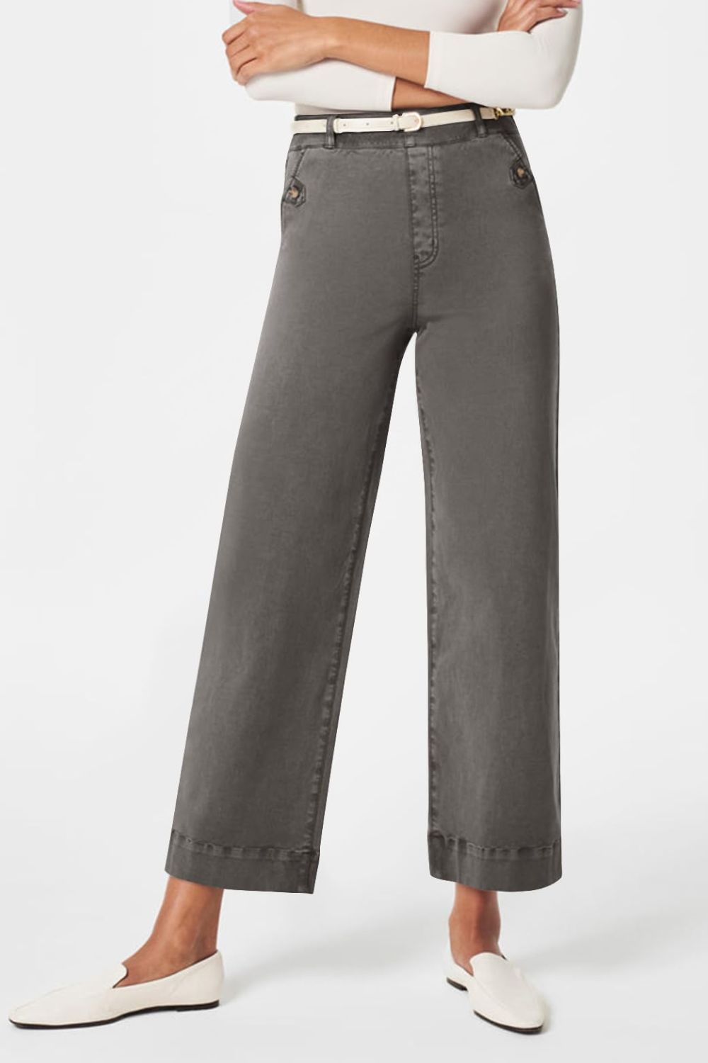 High Waist Jeans with Pockets - felvior