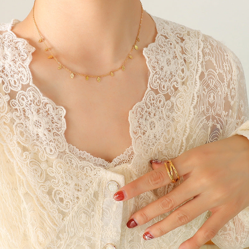 Titanium Steel Charm Necklace - felvior