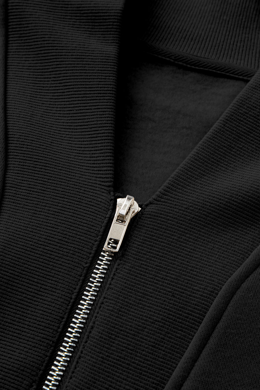 Quarter Zip Long Sleeve Top and Pants Set - felvior