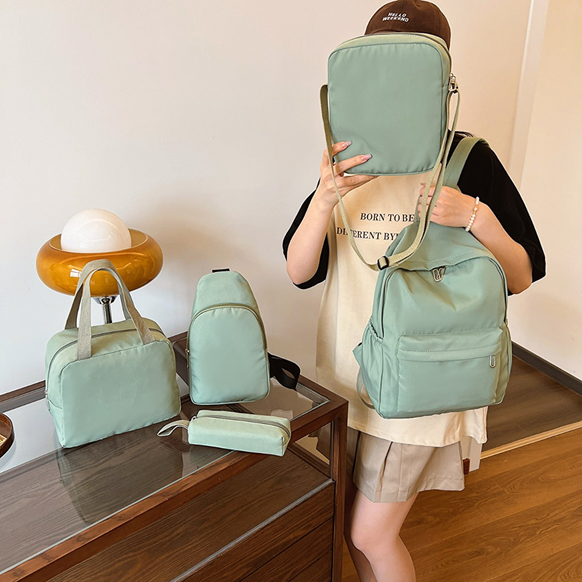 Cloth 5 Piece Bag Set - felvior