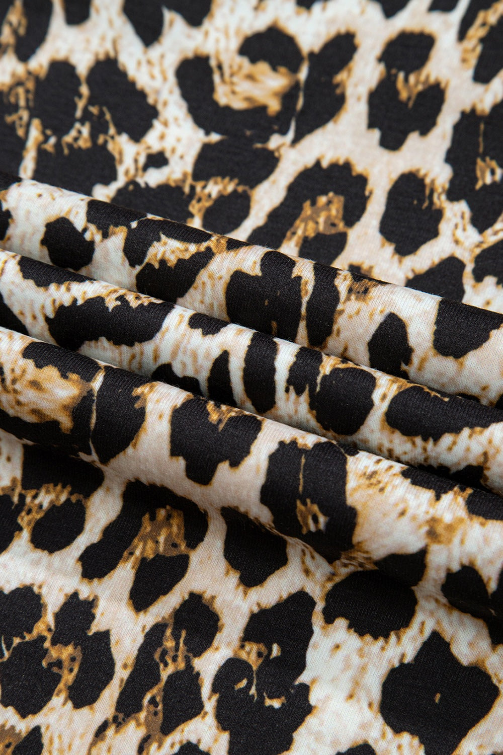 Side Slit Leopard Sleeveless Maxi Dress