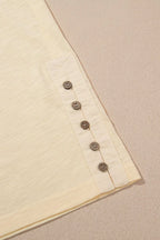 Solid Color Tank Top and Smocked Waist Pants Set