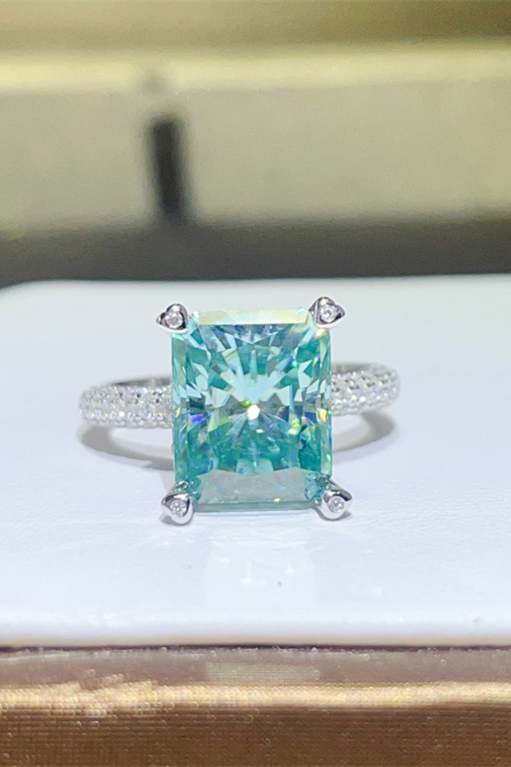 5 Carat Moissanite 925 Sterling Silver Ring - felvior