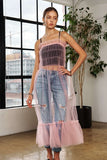ADORA Ruffled Mesh Cover Up Dress - felvior