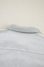 Pocketed Curved Hem Button Up Vest