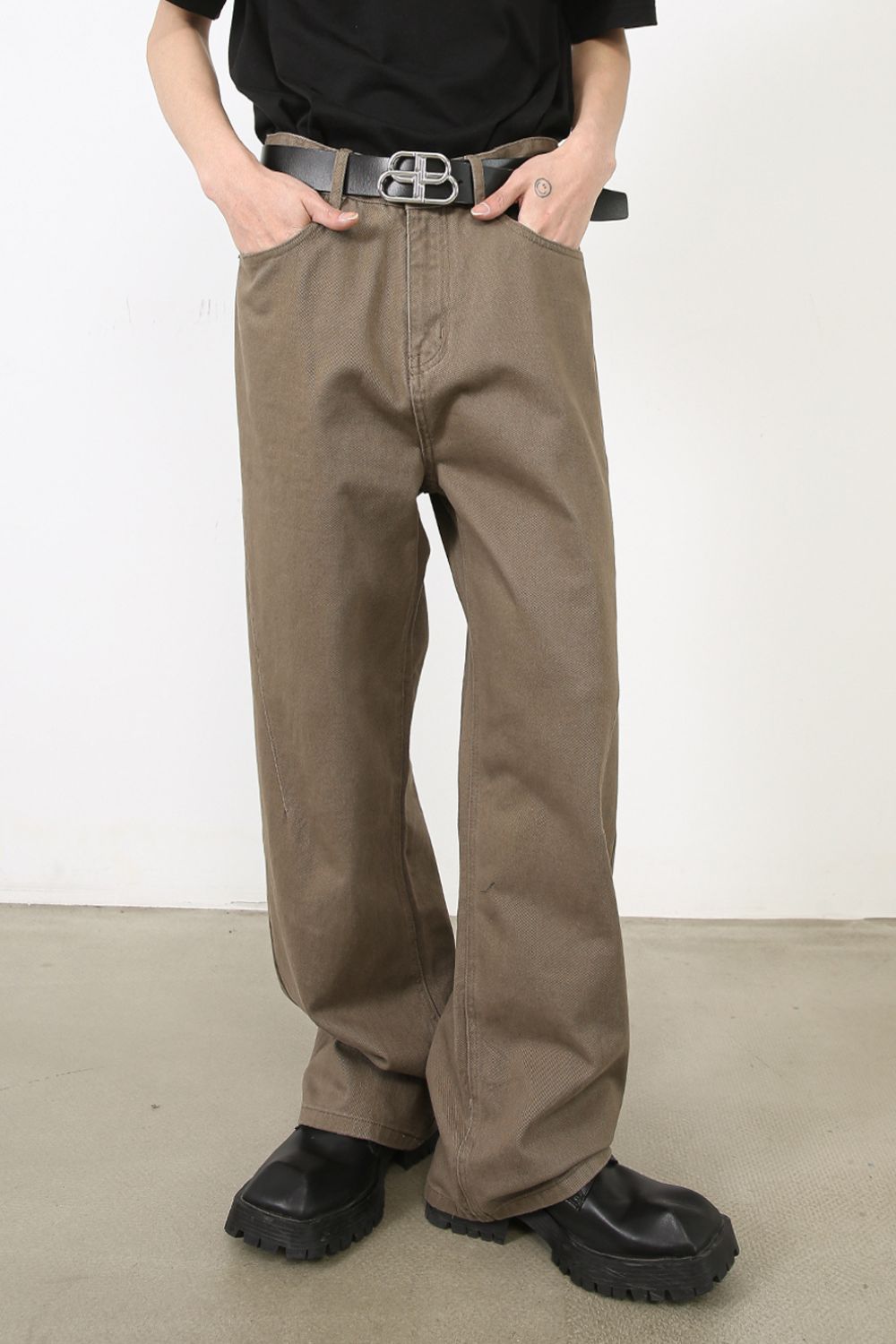 Men's Baggy Jeans with Pockets - felvior