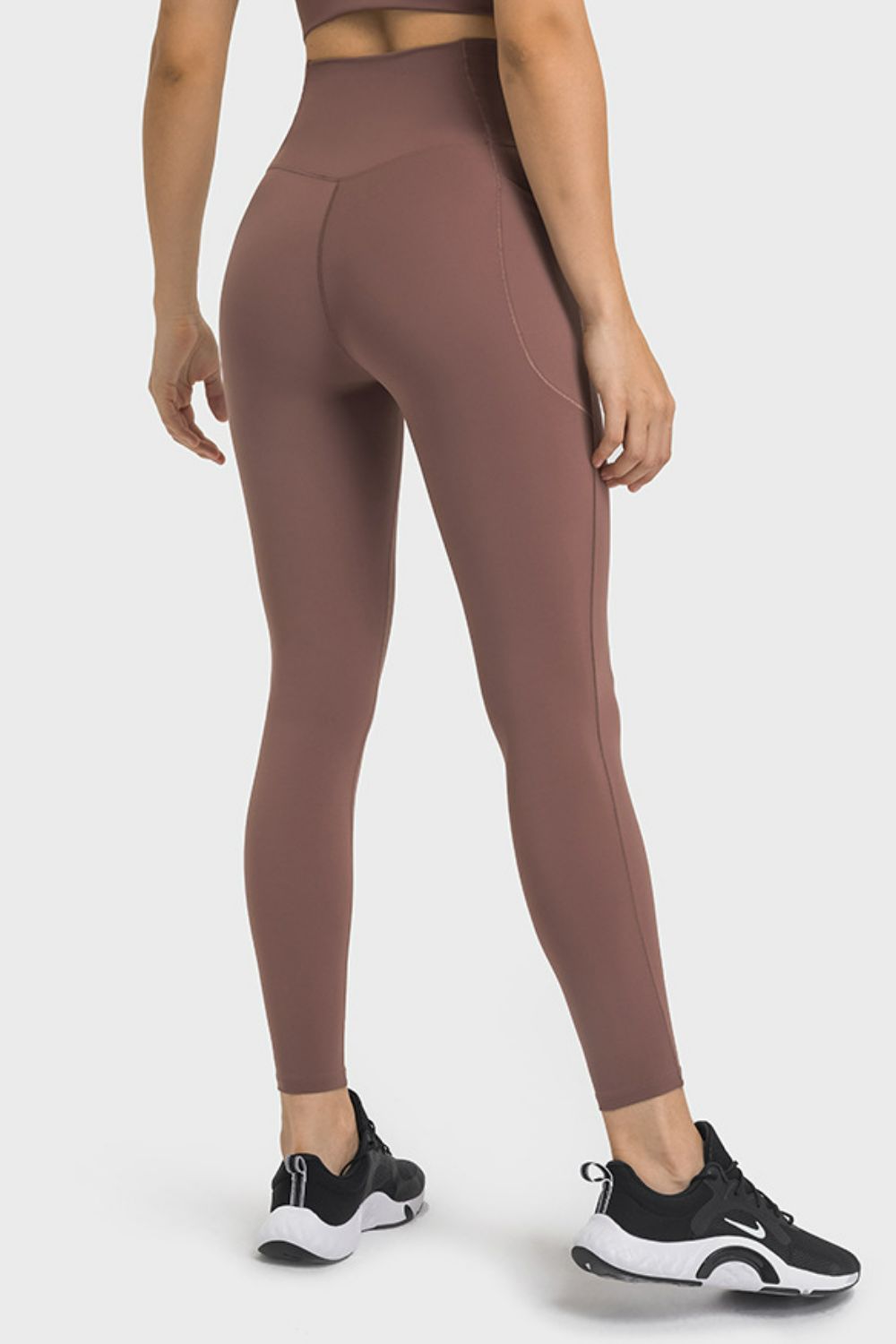 Millennia V-Waist Yoga Leggings with Pockets - felvior