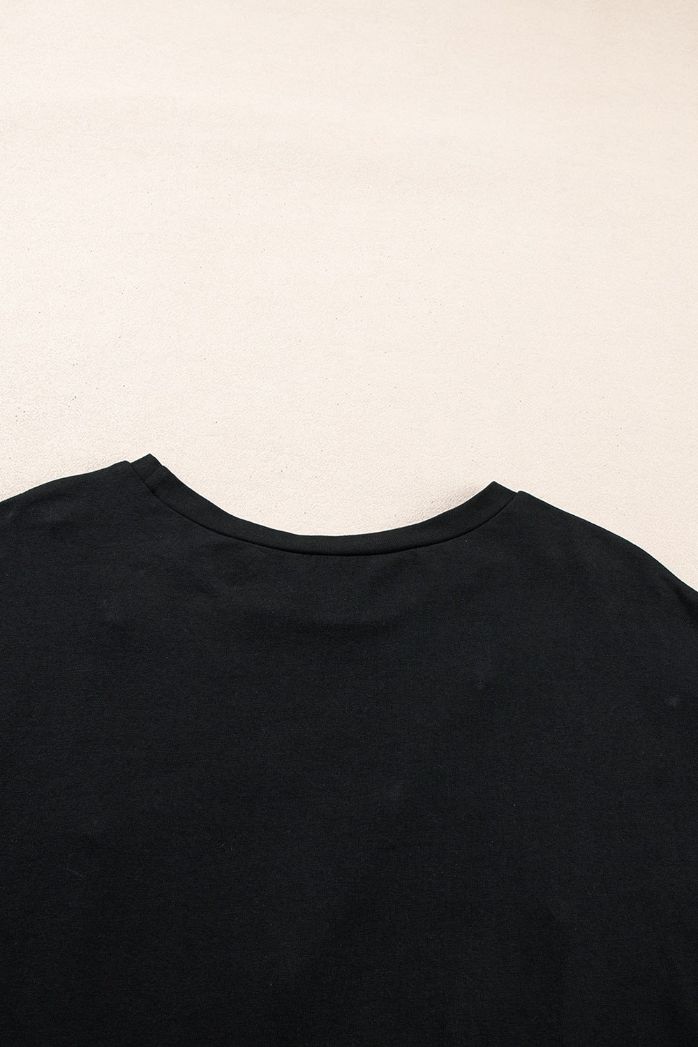 Pearl Beaded Round Neck Half Sleeve T Shirt