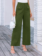 High Waist Wide Leg Pants