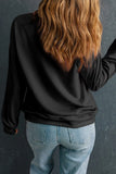 SPOOKY Round Neck Long Sleeve Sweatshirt - felvior