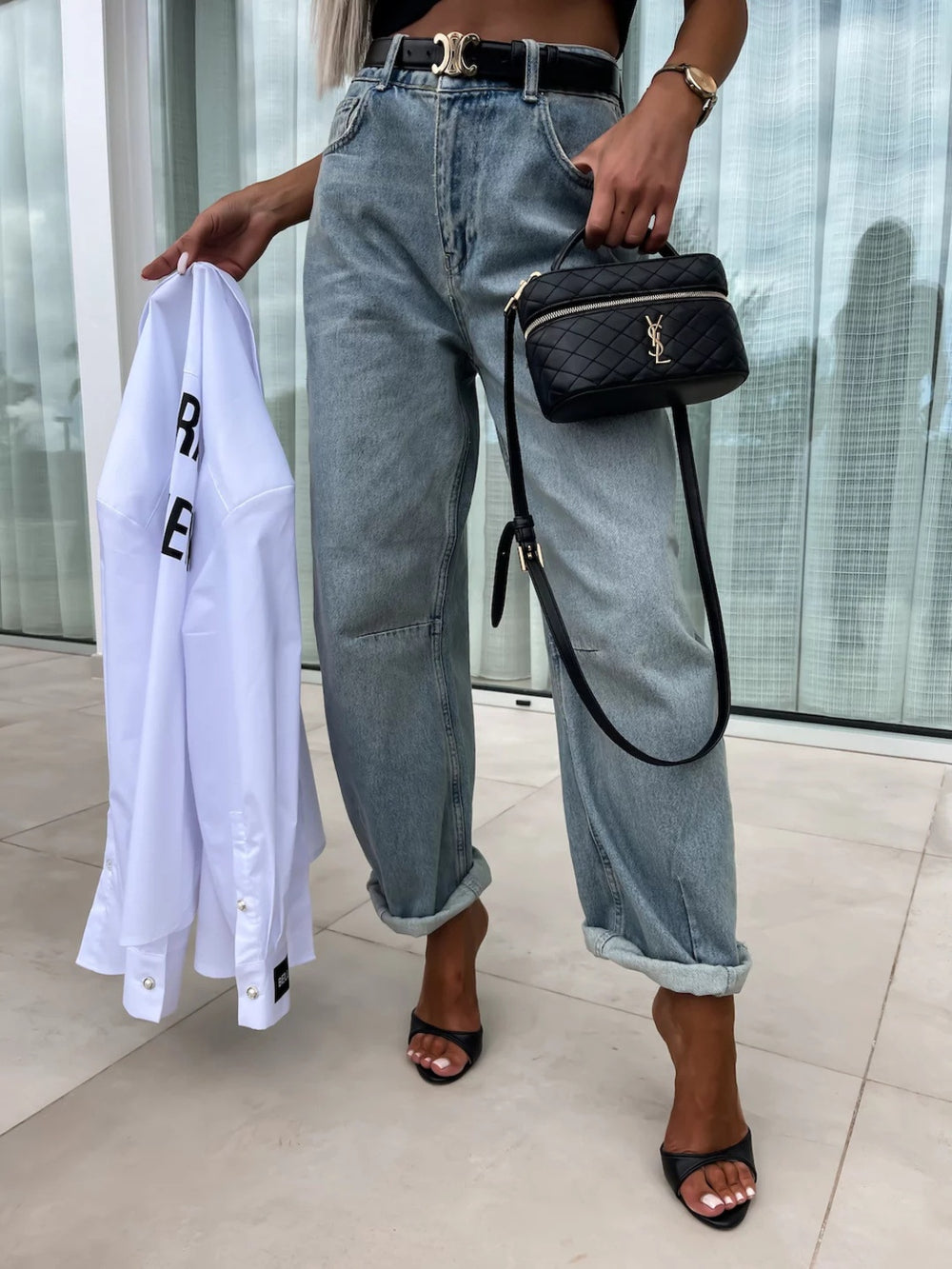 High Waist Wide Leg Jeans - felvior