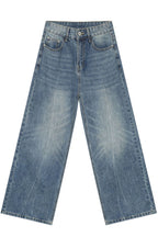 Men's Washed Jeans with Pockets