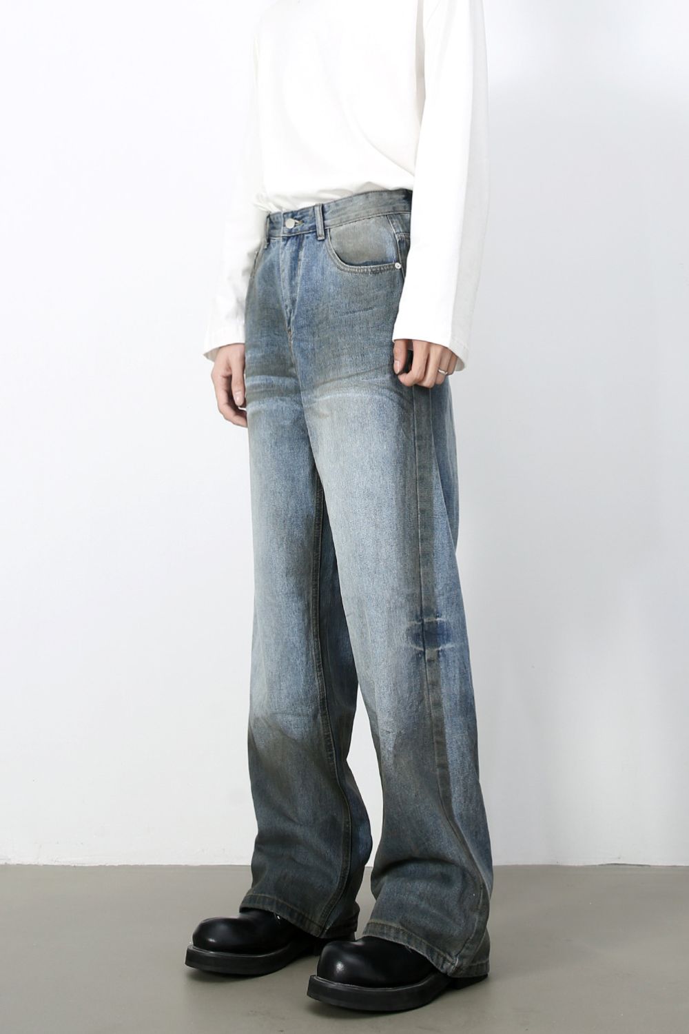 Men's Loose Jeans with Pockets Zweitbild