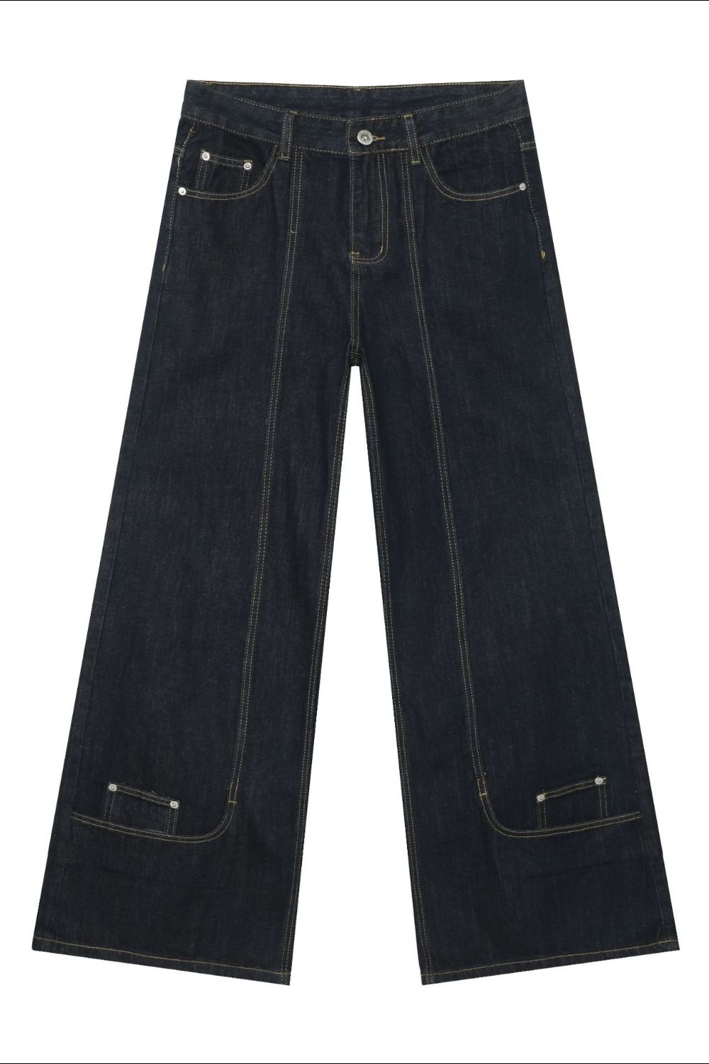 Men's Mid Rise Baggy Jeans