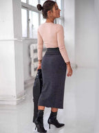 Lace Up Long Sleeve T-Shirt