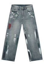 Men's Paint Wide Leg Jeans