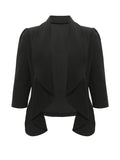 Three-Quarter Sleeve Blazer - felvior