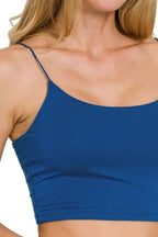 Zenana Double Layered Spaghetti Bra Cami