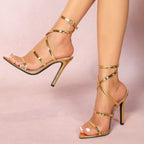 Open Toe Ankle Strap Sandals