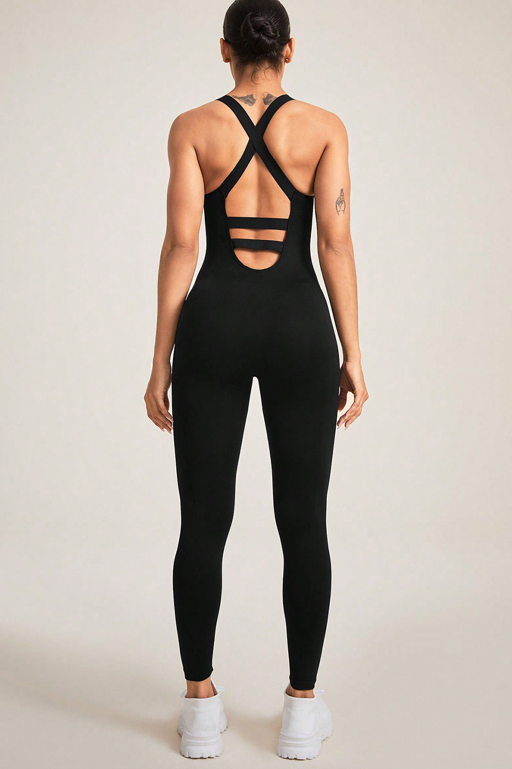 Crisscross Wide Strap Jumpsuit Zweitbild