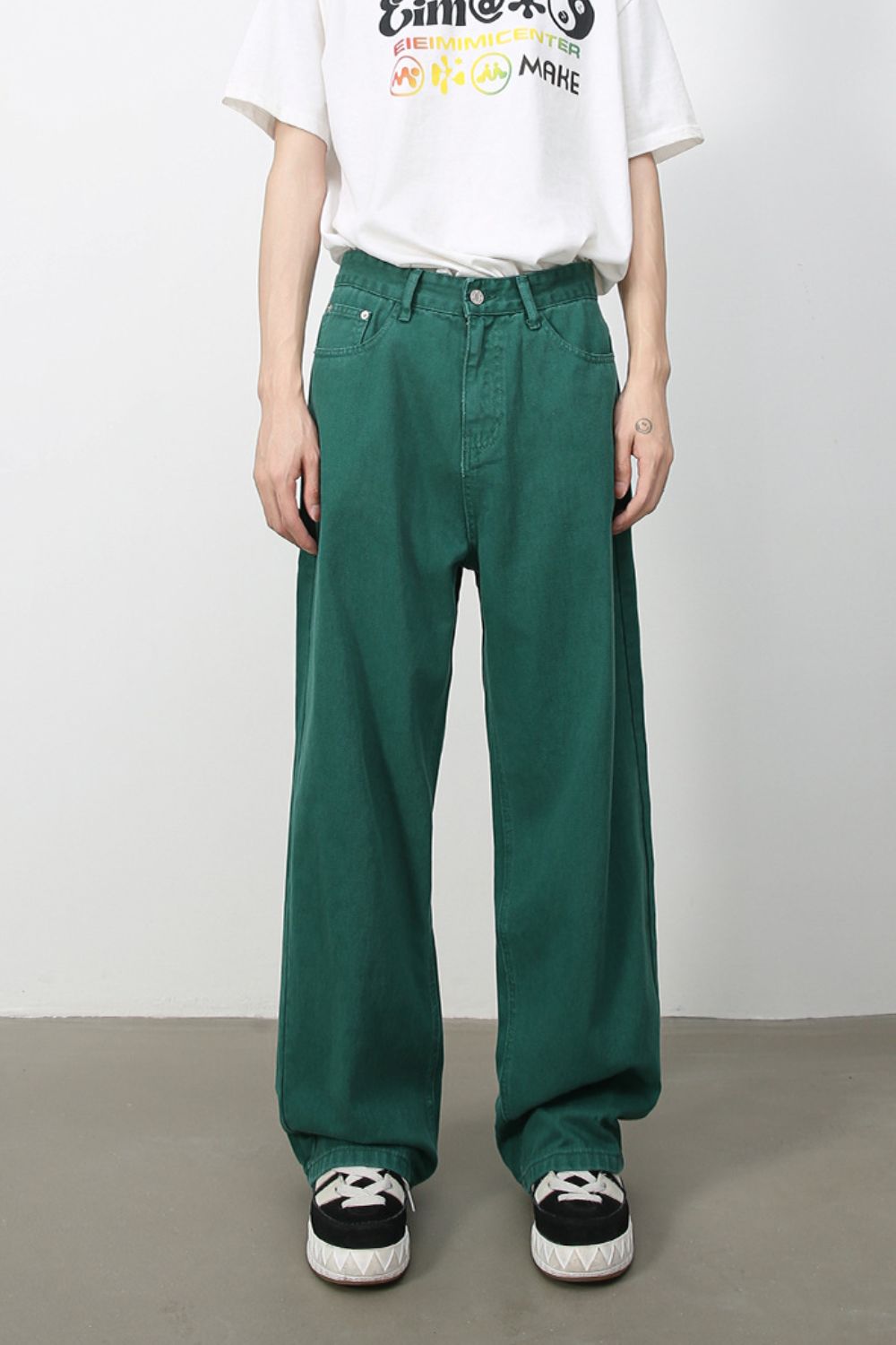 Men's Baggy Jeans with Pockets