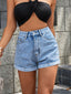 High Waist Denim Shorts