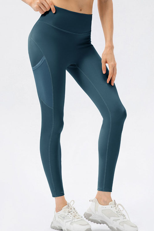 High Waist Slim Fit Long Sports Pants - felvior