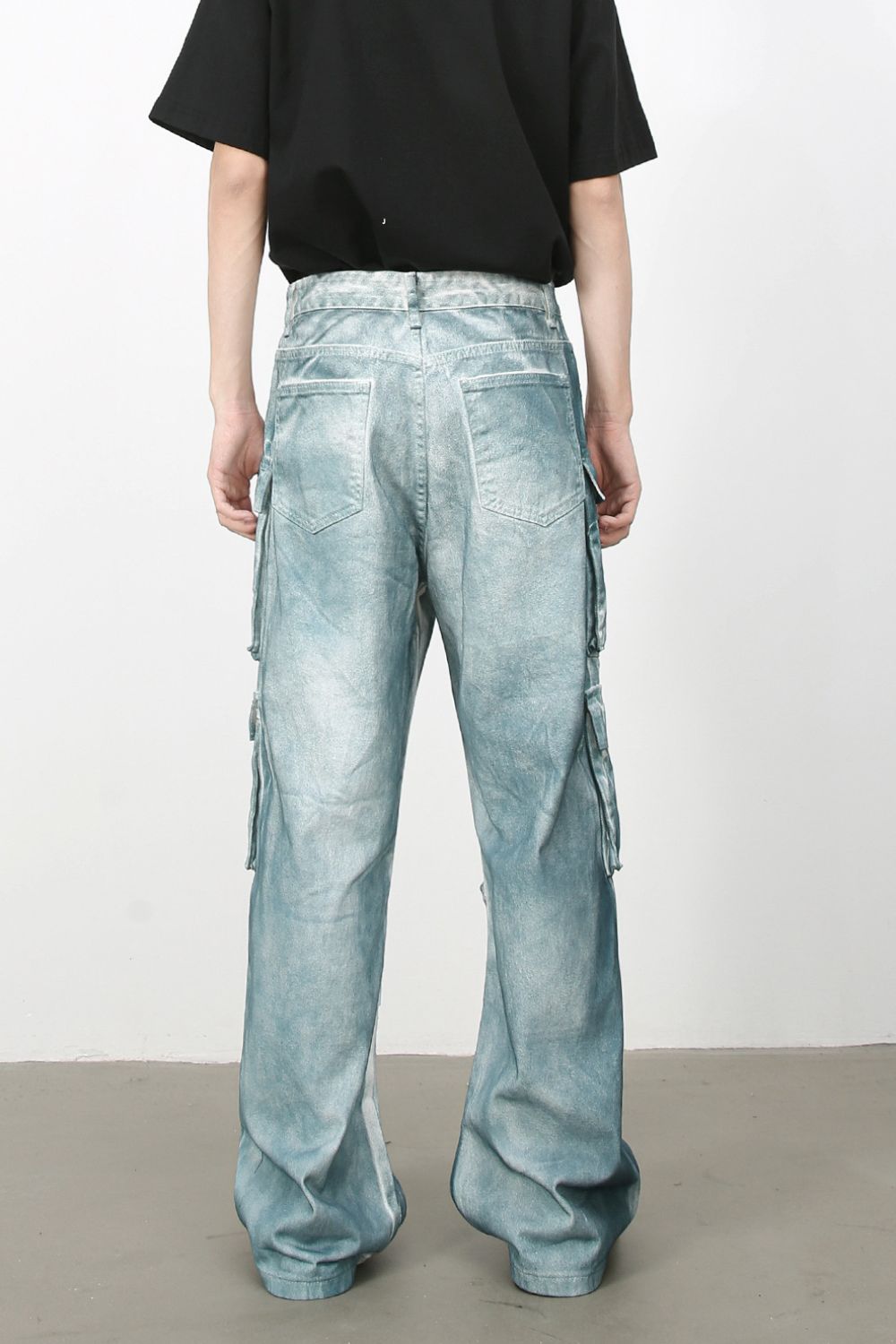 Men's Tie-Dye Cargo Jeans