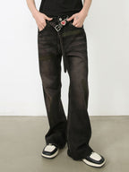 Men's Mid Rise Jeans with Pockets