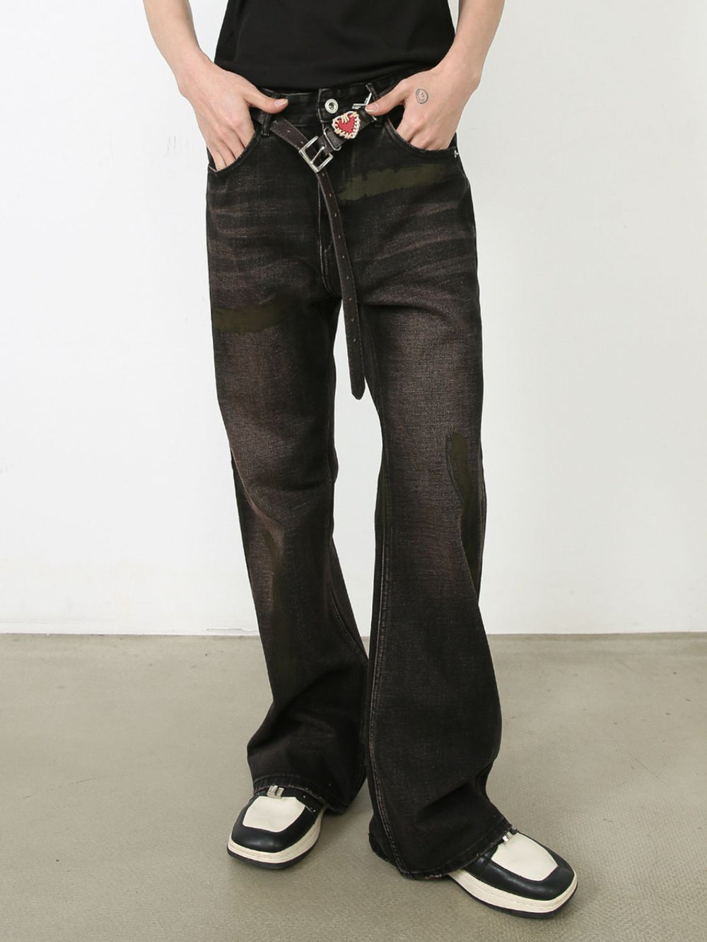 Men's Mid Rise Jeans with Pockets